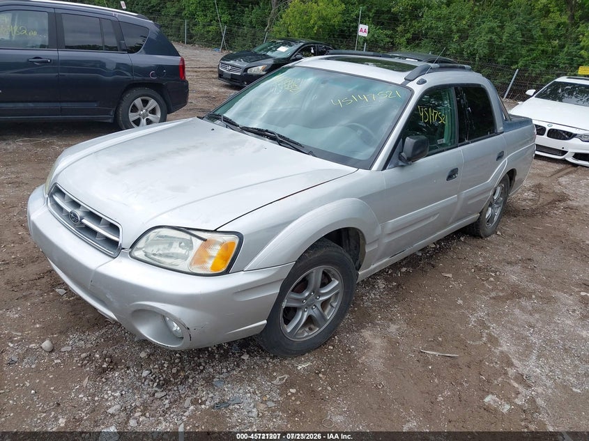 2003 Subaru Baja, Front End, IAAI, VIN 4S4BT62C437111183 — photo 2
