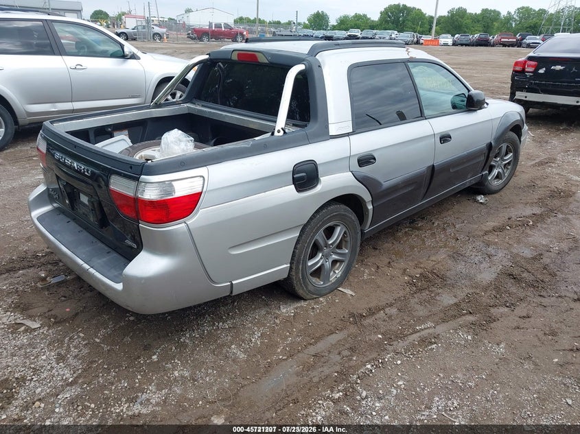 2003 SUBARU BAJA TRUCK 2.5L H-4 165HP