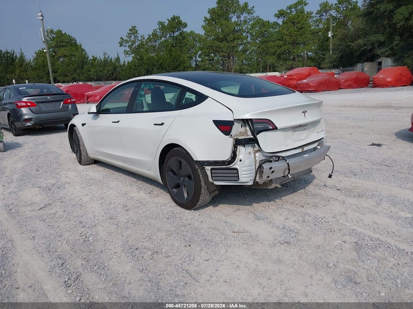 2021 TESLA MODEL 3 auction photo 3