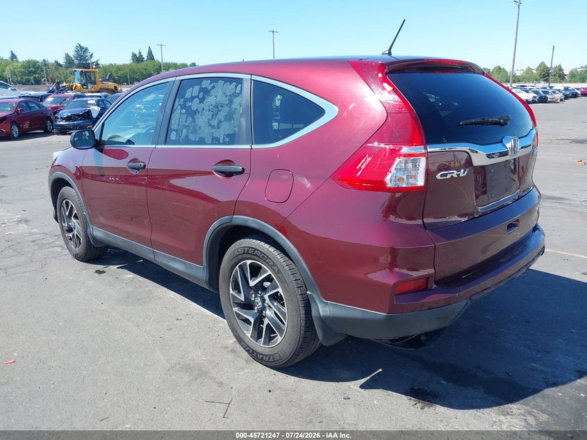 2016 HONDA CR-V auction photo 3