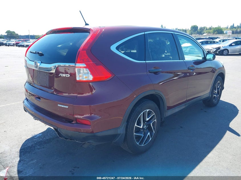 2016 HONDA CR-V auction photo 4