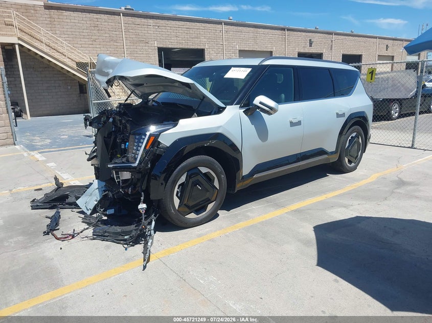 Vin: kndadfs53r6039440, lot: 46219931, kia ev9 land 20242