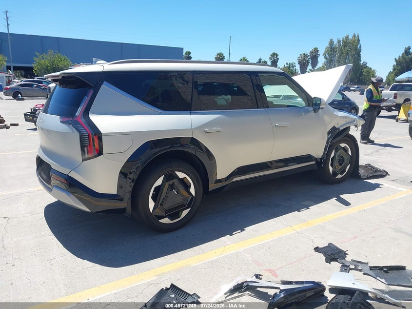 Vin: kndadfs53r6039440, lot: 46219931, kia ev9 land 20244