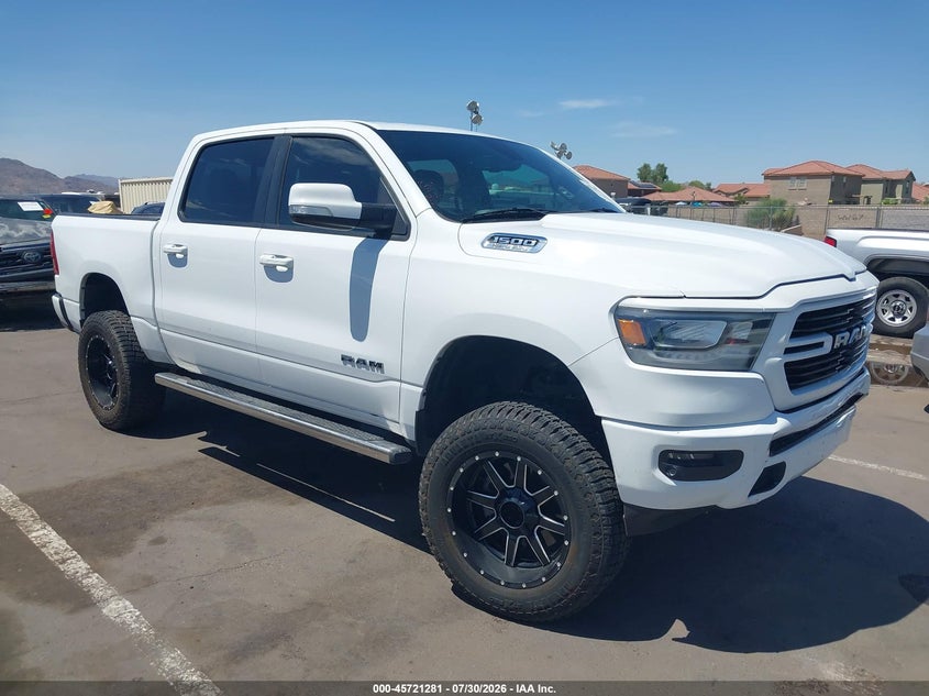 Vin: 1c6srfft9kn532525, lot: 46219963, ram 1500 big horn/lone star  4x4 5'7 box 2019 img_1