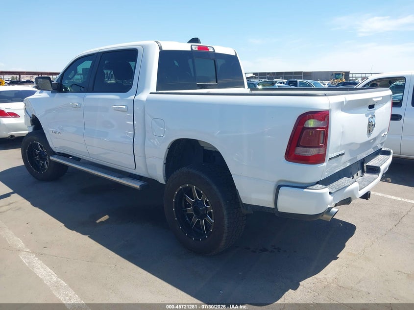 Vin: 1c6srfft9kn532525, lot: 46219963, ram 1500 big horn/lone star  4x4 5'7 box 20193