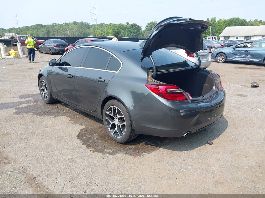 Vin: 2g4gl5ex7h9126684, lot: 46219981, buick regal turbo sport touring 20173