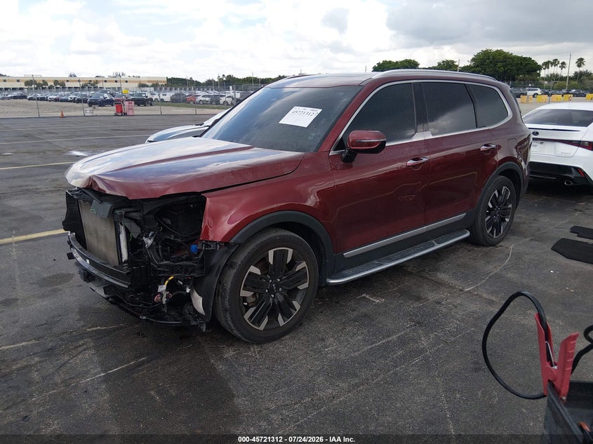 Vin: 5xyp5dgc5pg395434, lot: 46219994, kia telluride sx 20232