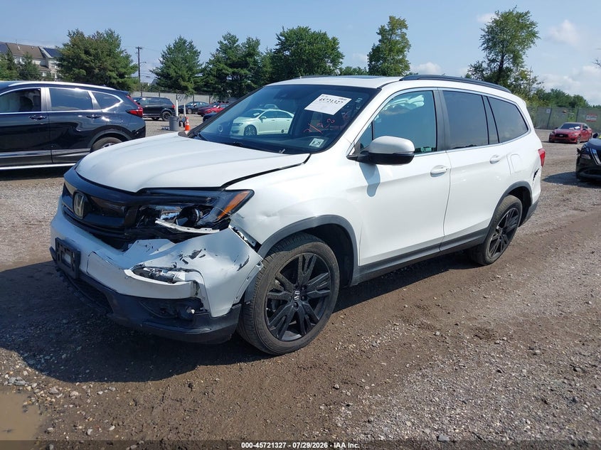 Vin: 5fnyf6h25mb013392, lot: 46220009, honda pilot awd special edition 20212