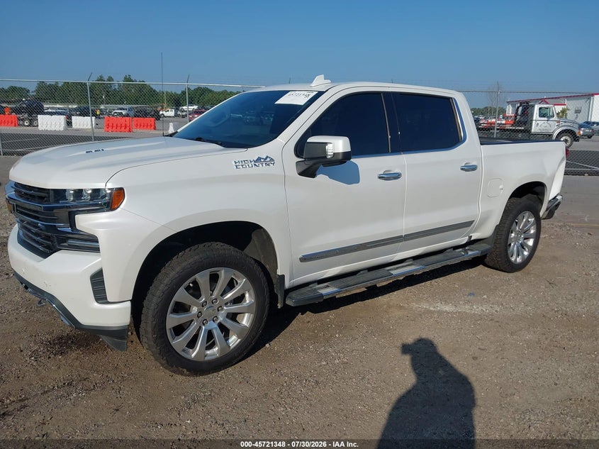 Vin: 1gcuyhed9kz157674, lot: 46220030, chevrolet silverado 1500 high country 20192