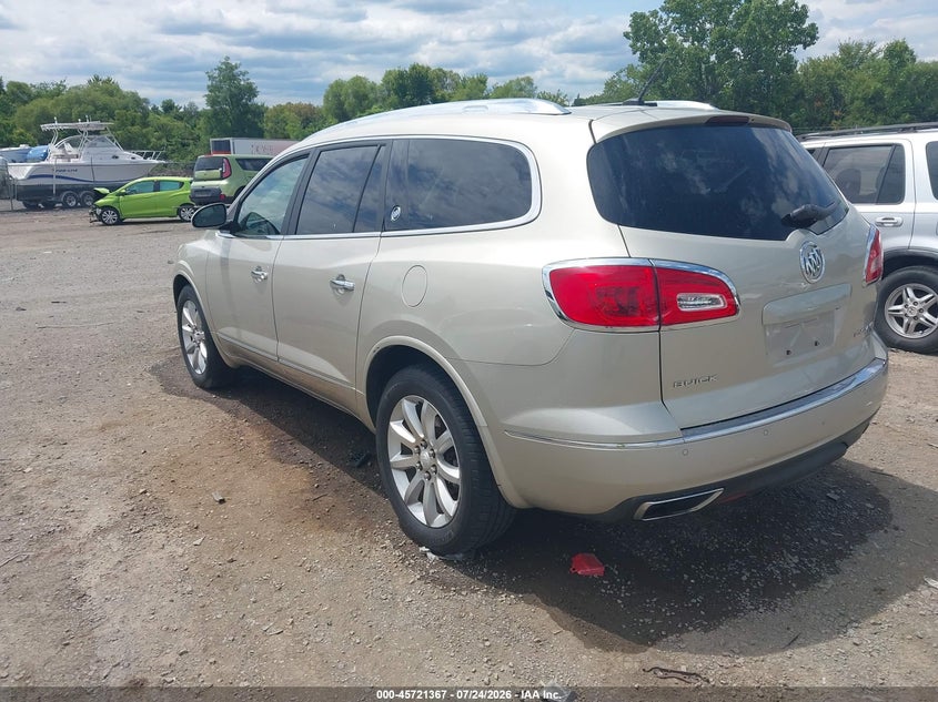 Vin: 5gakvckd0ej246786, lot: 46220049, buick enclave premium 20143