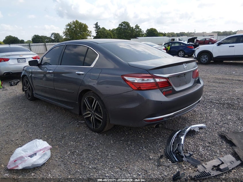 Vin: 1hgcr2f5xha066483, lot: 46220053, honda accord sport 20173