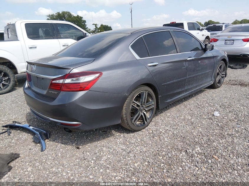 Vin: 1hgcr2f5xha066483, lot: 46220053, honda accord sport 20174