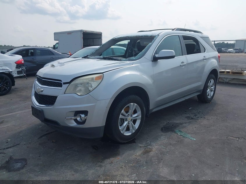 2011 Chevrolet Equinox, Стихия, IAAI, VIN 2GNALPEC9B1275632 — фото 2