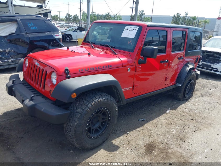 Vin: 1j4ba6h18bl580258, lot: 46220071, jeep wrangler unlimited rubicon 20112