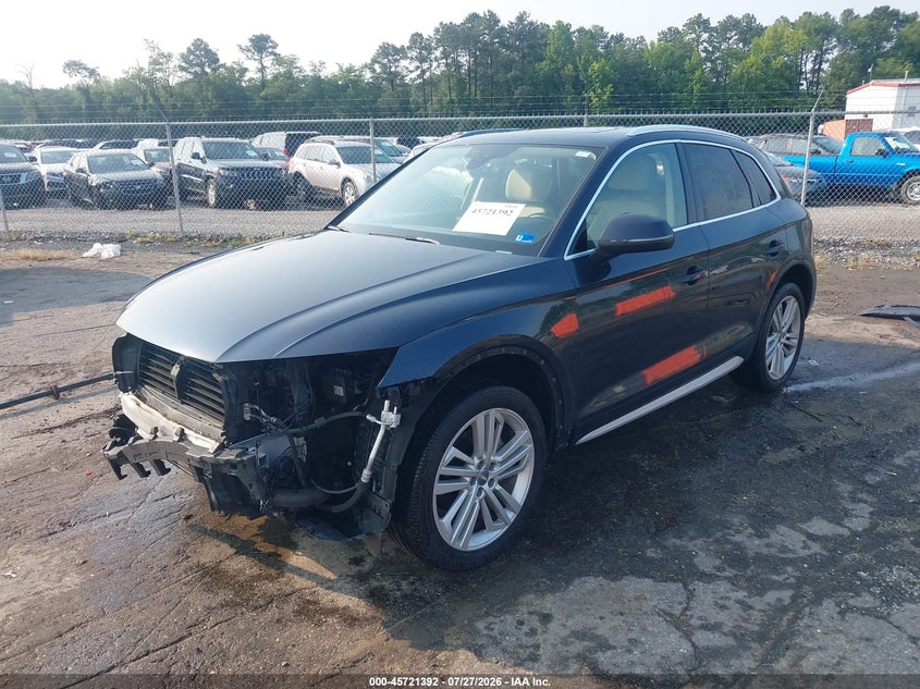 Vin: wa1bnafyxj2139257, lot: 46220073, audi q5 2.0t premium/2.0t tech premium 20182