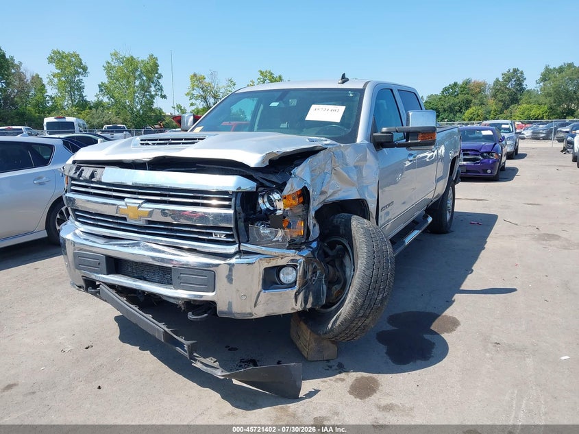 Vin: 1gc1kwey2jf234770, lot: 46220084, chev silverado 2500 hd lt ltz 20182