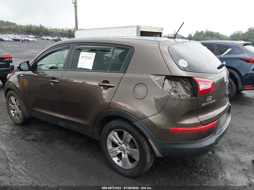 Vin: kndpbca21c7293820, lot: 46220104, kia sportage lx 20123