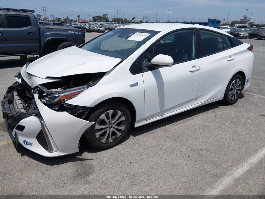 Vin: jtdkamfp3m3168849, lot: 46220131, toyota prius prime le 20212