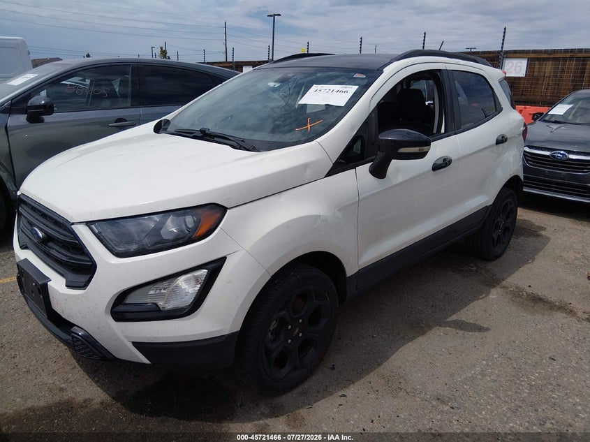 Vin: maj6s3jl9mc396793, lot: 46220148, ford ecosport ses 20212