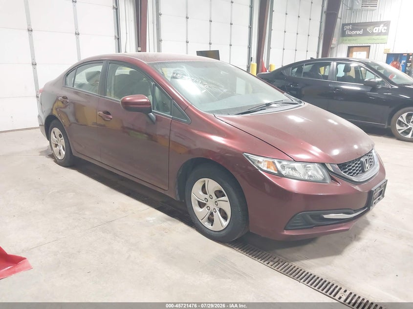 Vin: 19xfb2f52fe014369, lot: 46220158, honda civic lx 2015 img_1