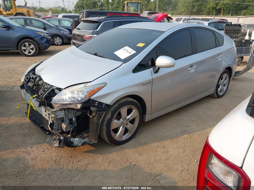 2010 Toyota Prius, Front End, IAAI, VIN JTDKN3DU2A0046777 — photo 2