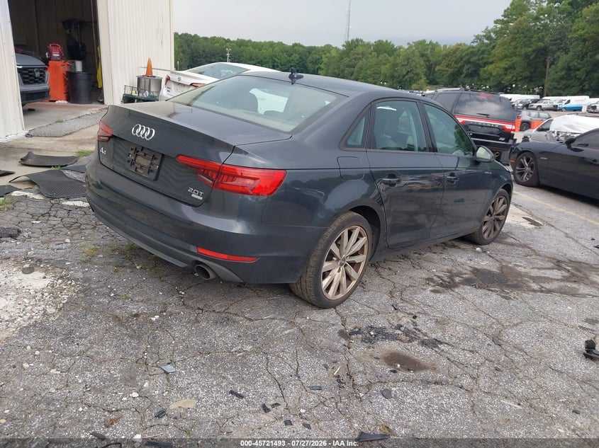 Vin: waugmaf47hn071551, lot: 46220175, audi a4 2.0t ultra premium 20174