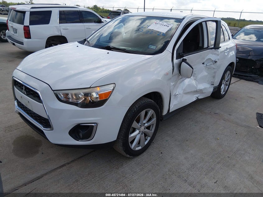 Vin: 4a4ap3au4de013029, lot: 46220176, mitsubishi outlander sport es 20132
