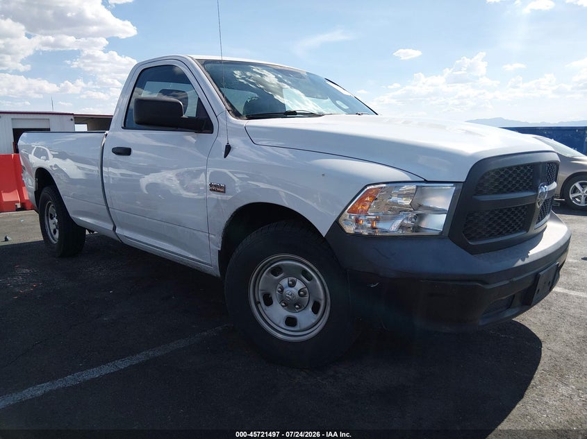 Vin: 3c6jr6dt4jg195218, lot: 46220179, ram 1500 tradesman  4x2 8' box 2018 img_1