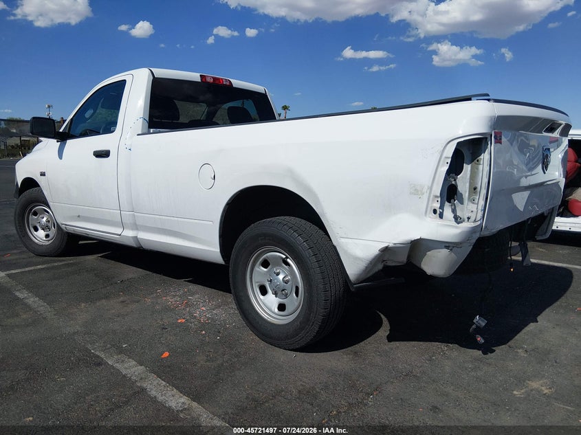 Vin: 3c6jr6dt4jg195218, lot: 46220179, ram 1500 tradesman  4x2 8' box 20183