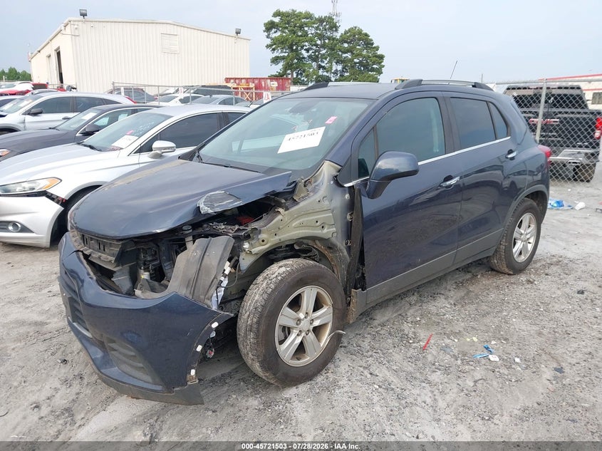 Vin: 3gncjlsb2kl299384, lot: 46220185, chevrolet trax lt 20192