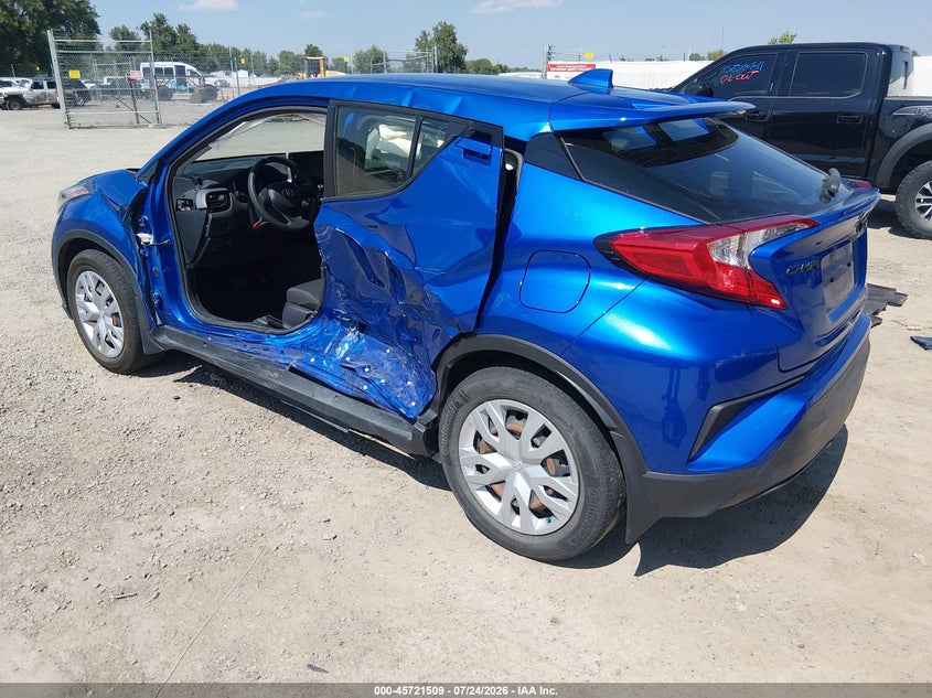 Vin: jtnkhmbx1l1076243, lot: 46220191, toyota c-hr le 20203