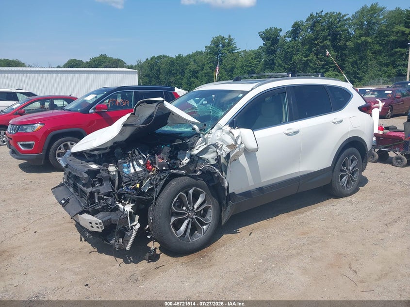 Vin: 7fart6h59me013536, lot: 46220197, honda cr-v hybrid ex 20212