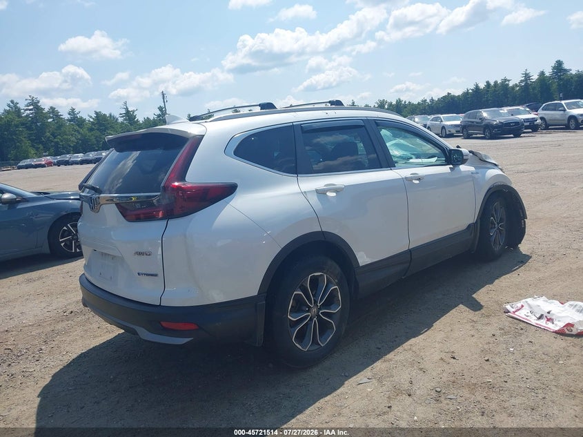 Vin: 7fart6h59me013536, lot: 46220197, honda cr-v hybrid ex 20214