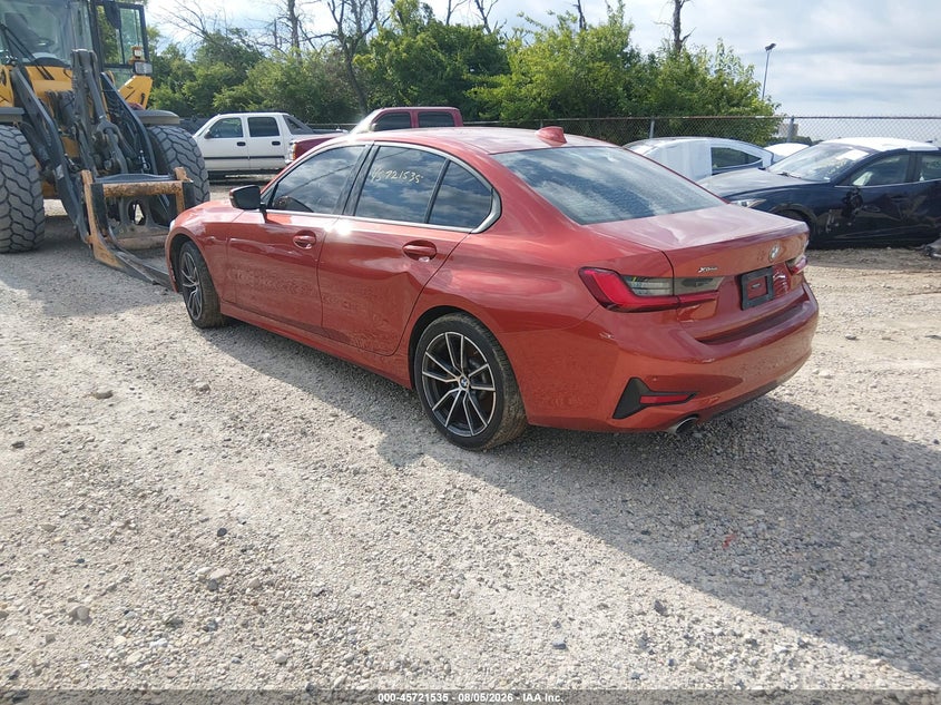 Vin: 3mw5r7j08m8b58209, lot: 46220216, bmw 330i xdrive 20213