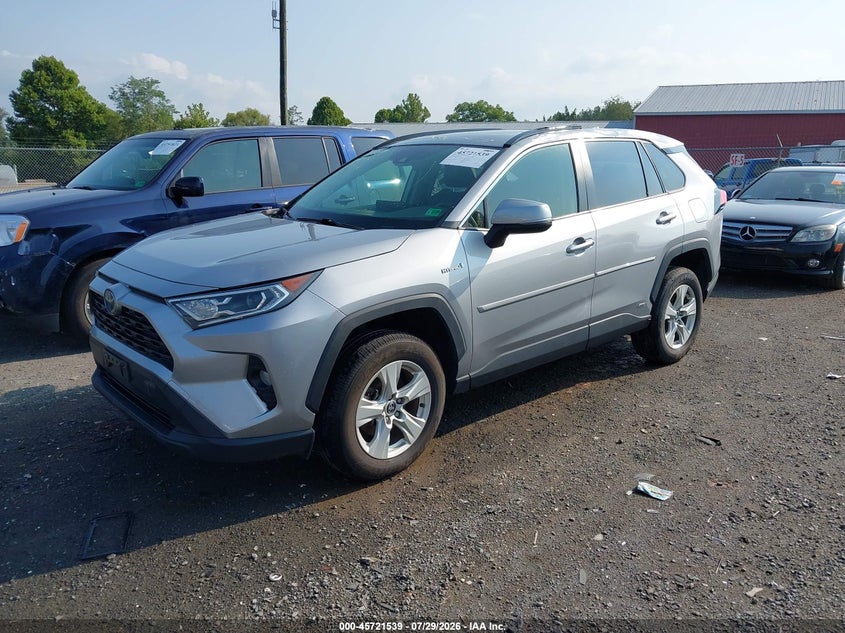 Vin: jtmrwrfv8ld064748, lot: 46220221, toyota rav4 hybrid xle 20202
