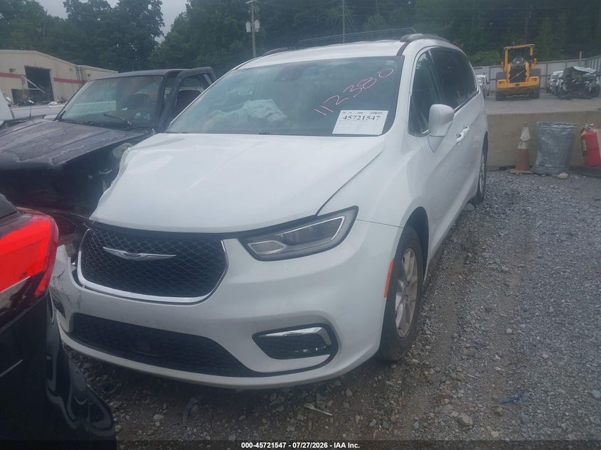Vin: 2c4rc1bg8nr112380, lot: 46220229, chrysler pacifica touring l 20222
