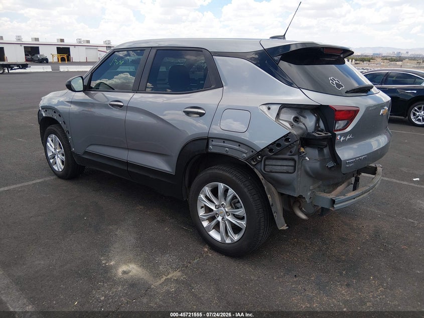 Vin: kl79mnslxpb195665, lot: 46220237, chevrolet trailblazer awd ls 20233