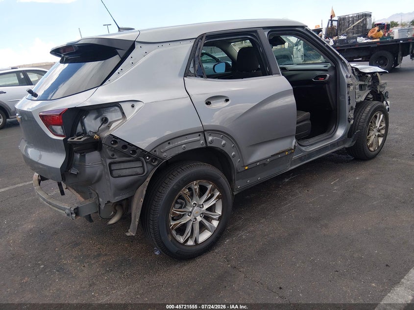 Vin: kl79mnslxpb195665, lot: 46220237, chevrolet trailblazer awd ls 20234
