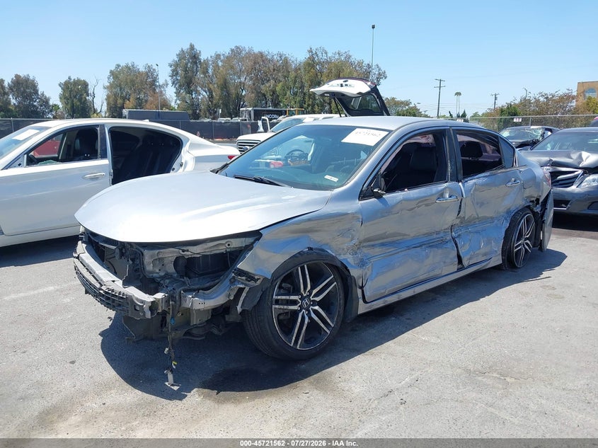 Vin: 1hgcr2f57ga180567, lot: 46220244, honda accord sport 20162