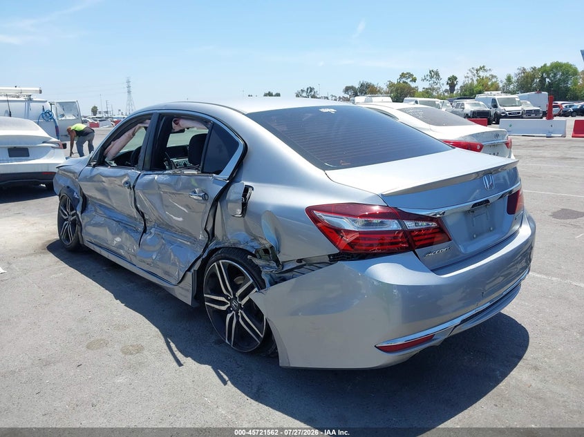 Vin: 1hgcr2f57ga180567, lot: 46220244, honda accord sport 20163