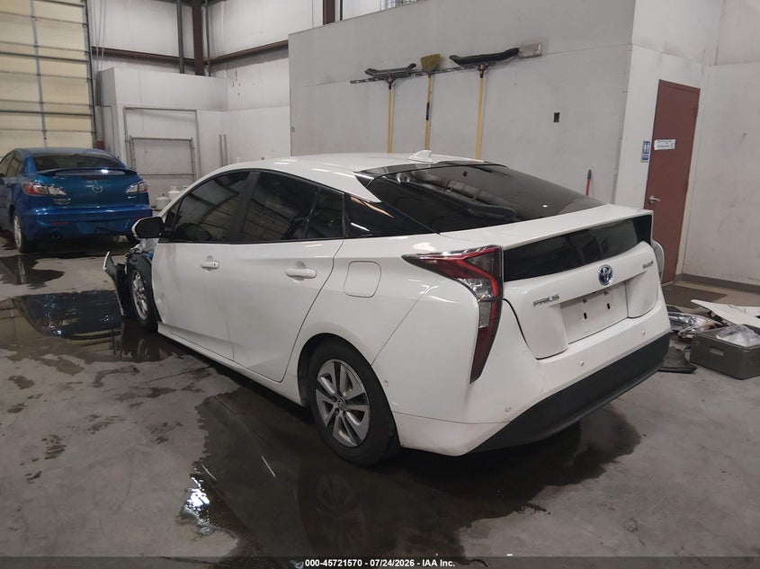 Vin: jtdkbrfu1j3078014, lot: 46220252, toyota prius two 20183