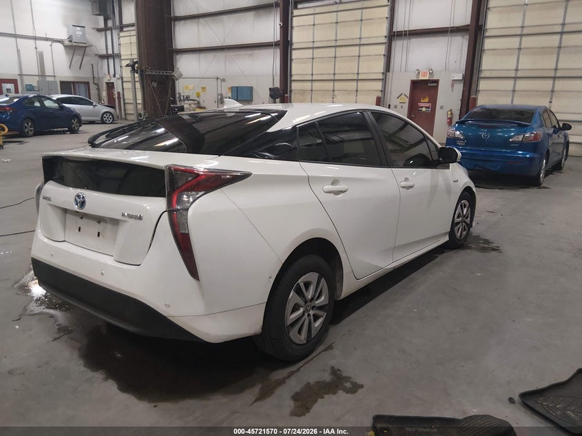 Vin: jtdkbrfu1j3078014, lot: 46220252, toyota prius two 20184