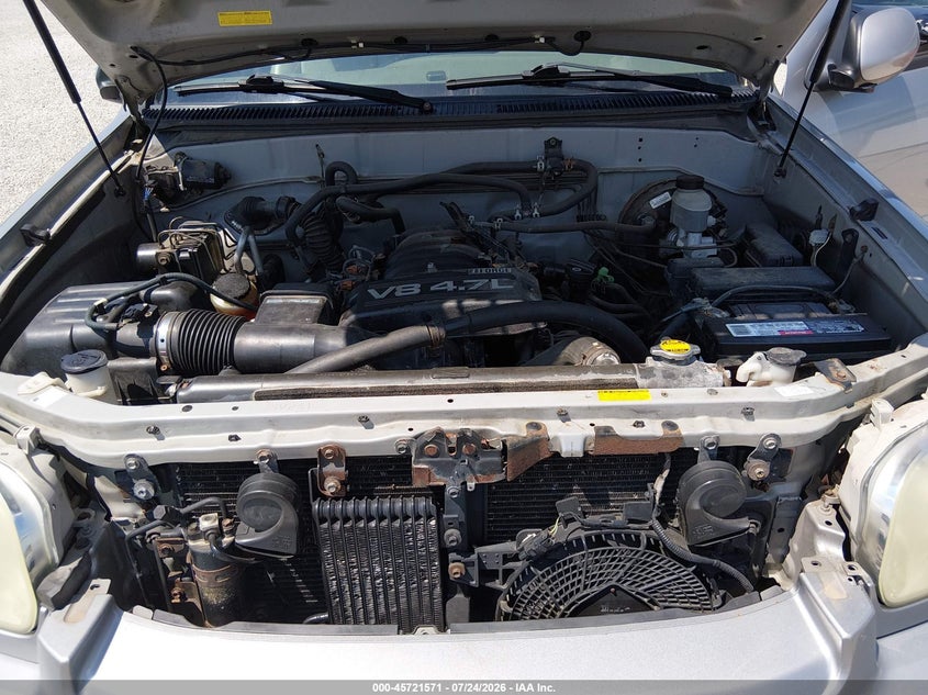 TOYOTA SEQUOIA 2005 VIN 5TDBT48A85S240308
