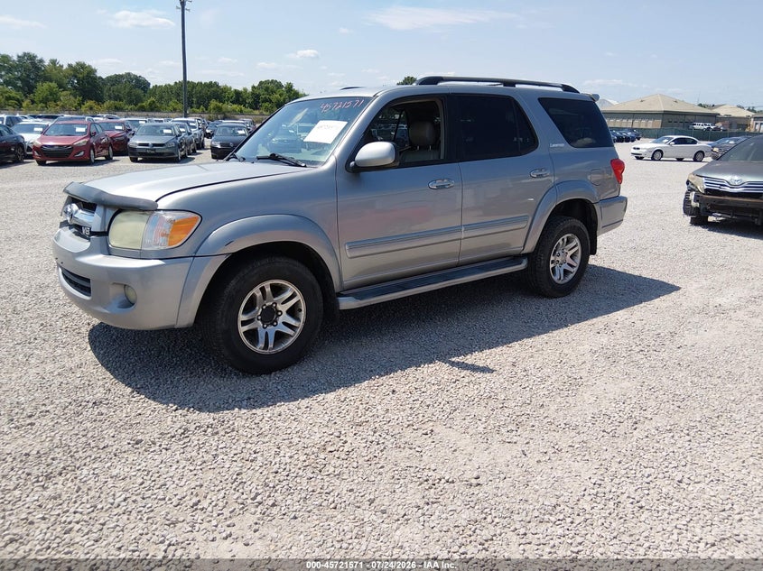 TOYOTA SEQUOIA 2005 VIN 5TDBT48A85S240308