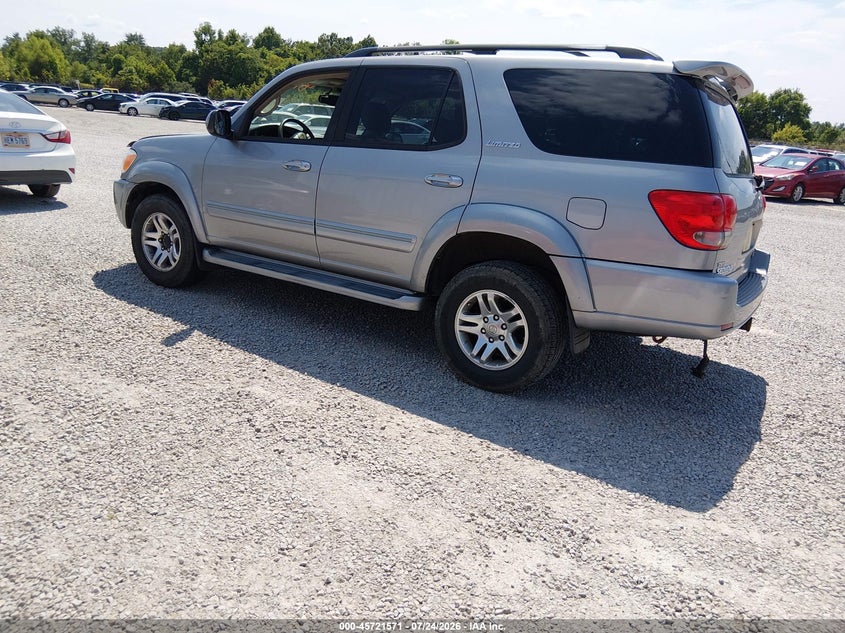 TOYOTA SEQUOIA 2005 VIN 5TDBT48A85S240308