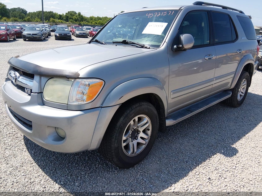 TOYOTA SEQUOIA 2005 VIN 5TDBT48A85S240308