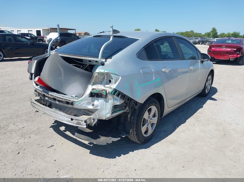 Vin: 1g1bc5sm0g7299268, lot: 46220269, chevrolet cruze ls auto 20164