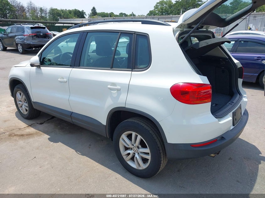 Vin: wvgbv7ax2gw558062, lot: 46220279, volkswagen tiguan s 20163