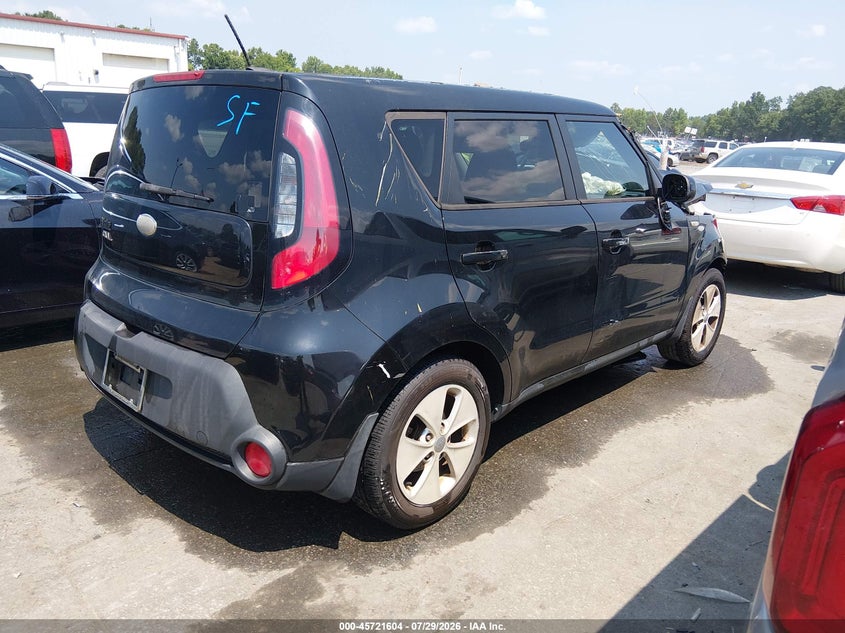 Vin: kndjn2a2xe7048119, lot: 46220286, kia soul 20144