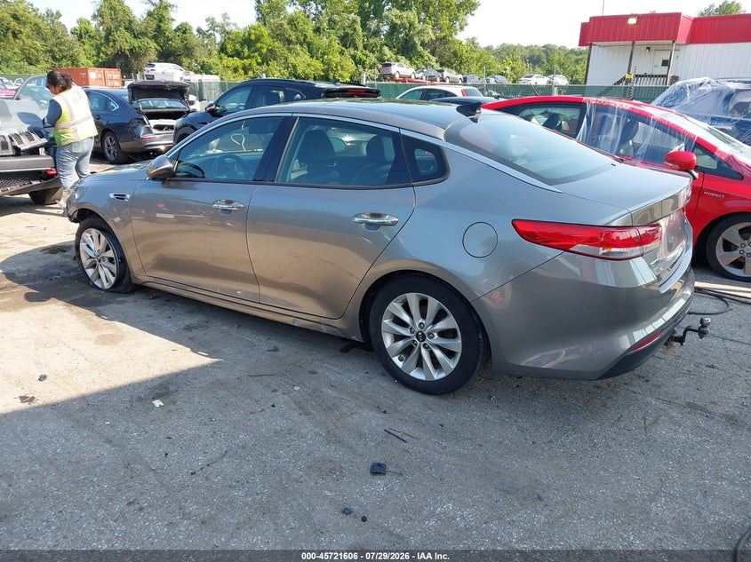 Vin: 5xxgu4l37jg227475, lot: 46220288, kia optima ex 20183